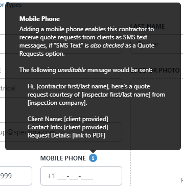 Intext Contractor Streamline Quote Requests from Client to Contractor Using SMS Text