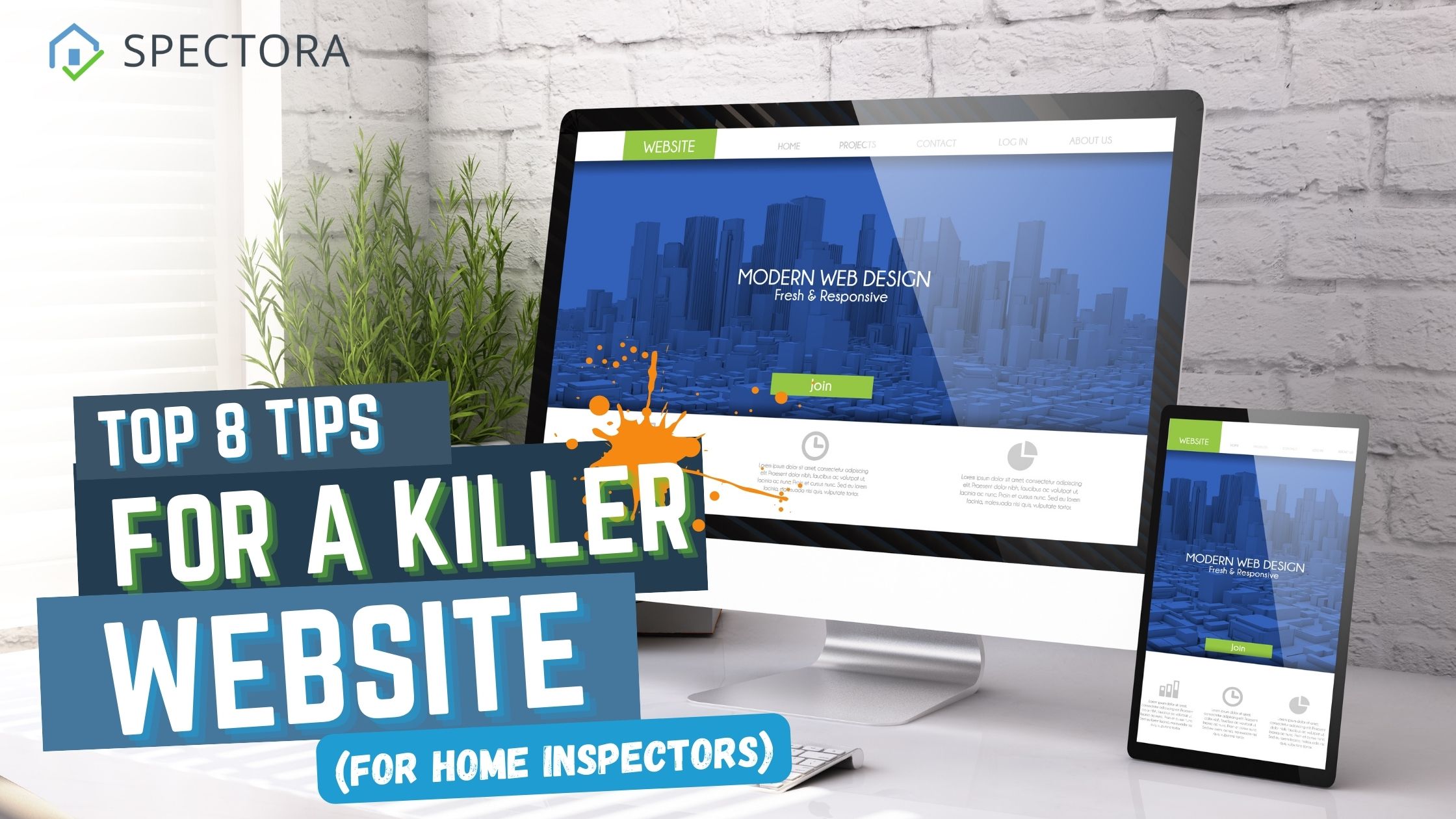 how to build a home inspector website