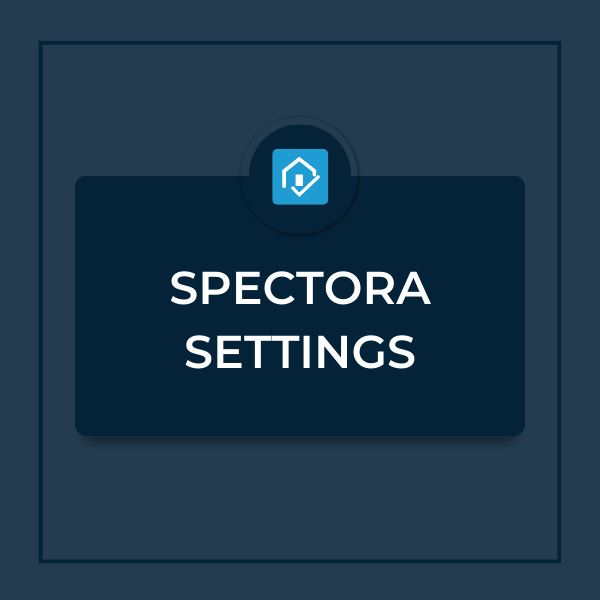 Spectora Settings (Academy)