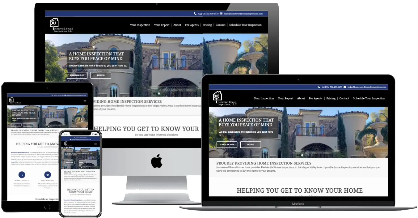 Home inspector website