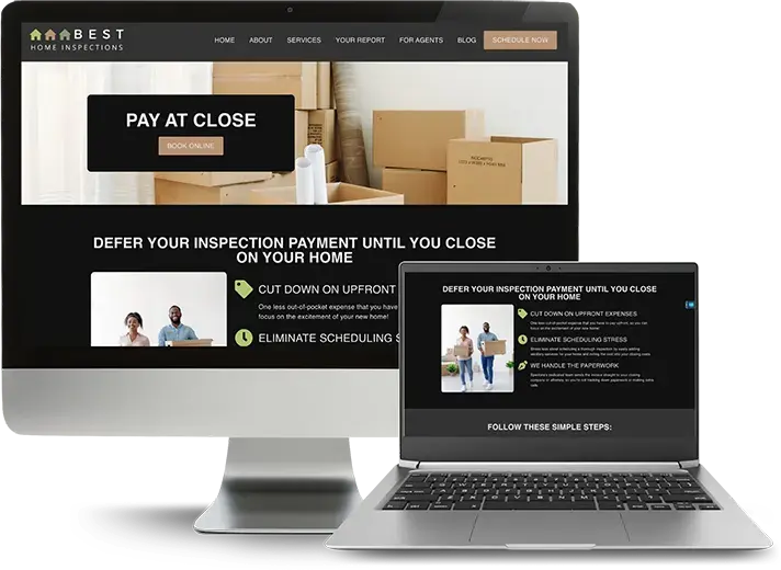 Add pay at close to your website